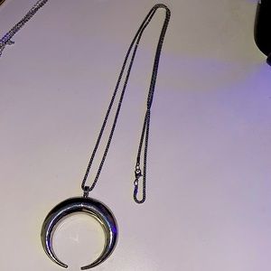 crescent moon necklace